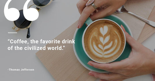 Inspiration by a fireplace with a cup of sweet blonde espresso - Koffeecito